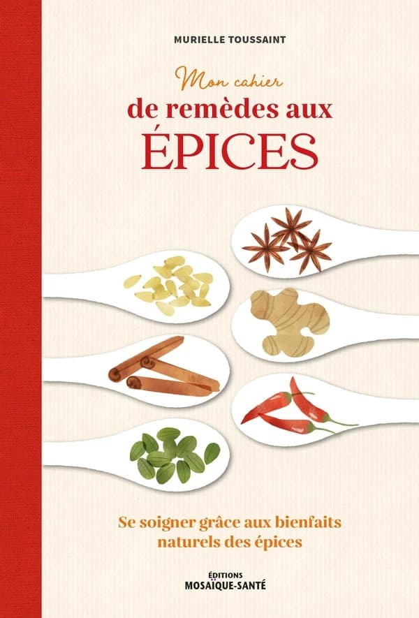Mon cahier de remèdes aux épices : se soigner grâce aux bienfaits naturels des épices
