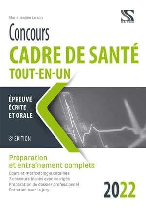 Concours cadre de santé 2022 : tout-en-un