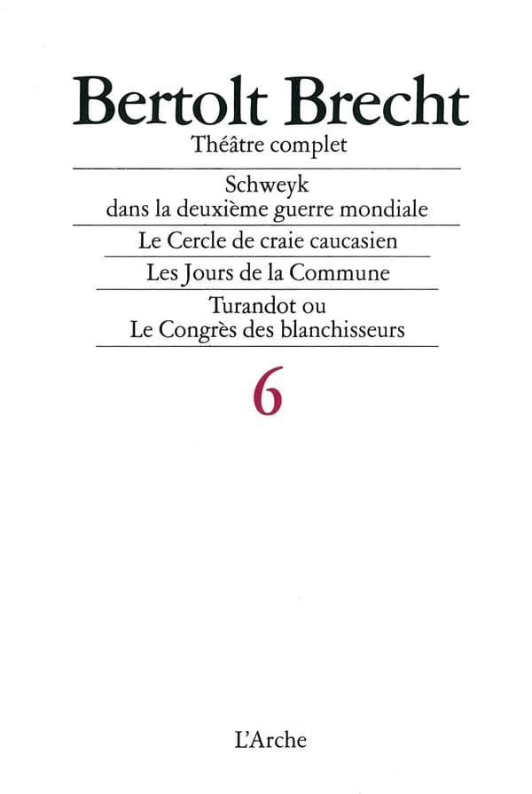 Théâtre complet Tome 6