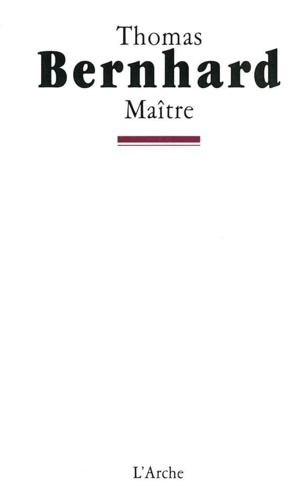 Maître : la journée d'un poète allemand vers 1980 : comédie