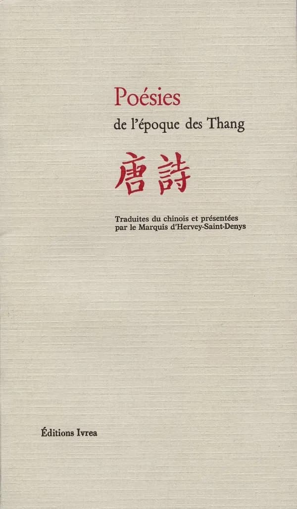 Poésies de l'époque des Thang...