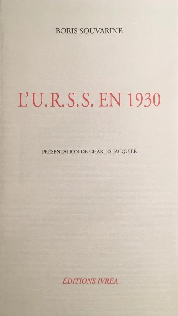L' URSS en 1930
