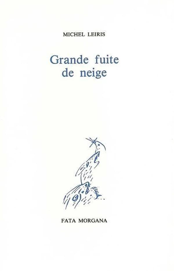 Grande fuite de neige