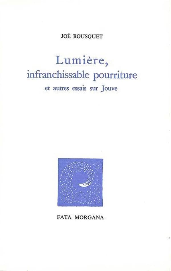 Lumière, infranchissable pourriture : et autres essais sur Pierre-Jean Jouve