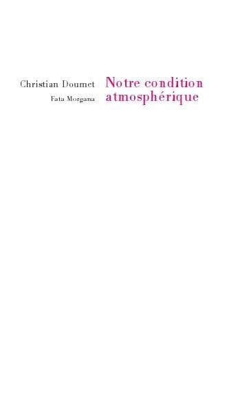 Notre condition atmosphérique