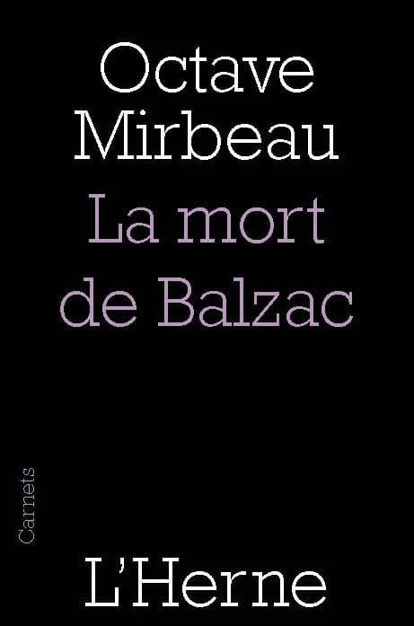La mort de Balzac