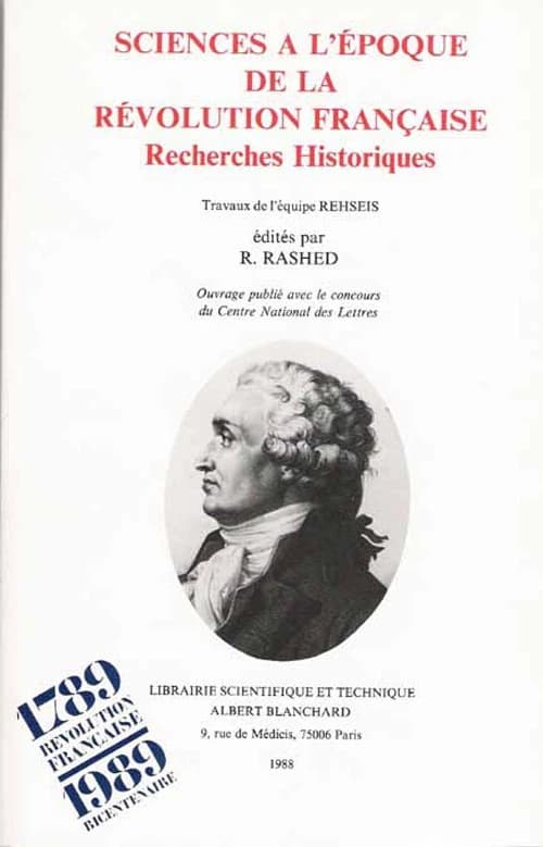 Sciences à l'époque de la Révolution française : recherches historiques