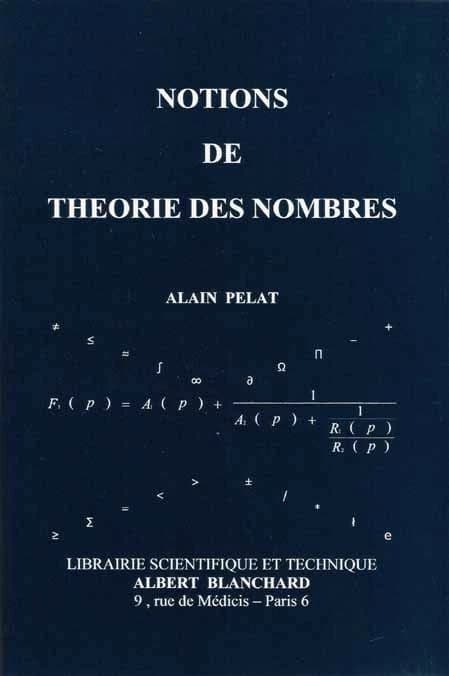 Notions de théorie des nombres