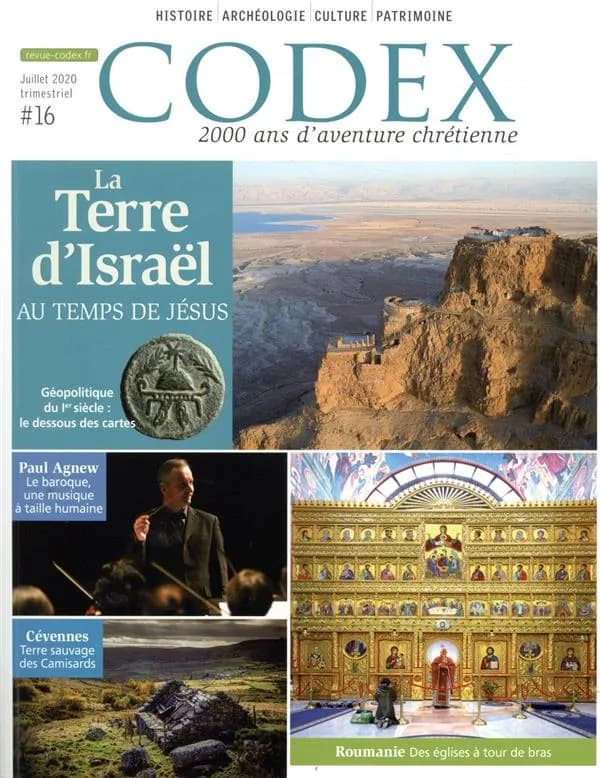Codex n.16 : juillet 2020 ; la terre d'Israël au temps de Jésus