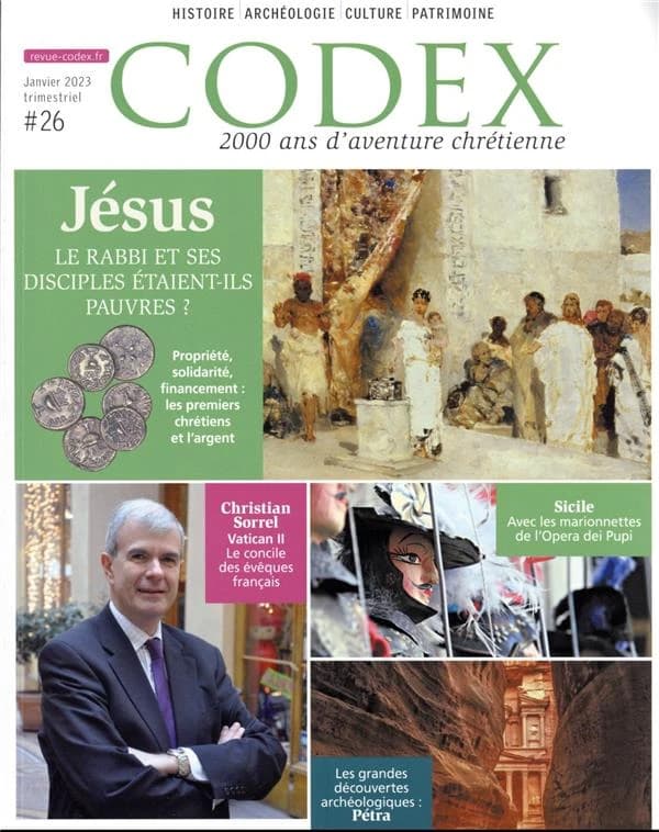 Codex n.26 : Jésus : le rabbi et ses disciples étaient-il pauvres ?
