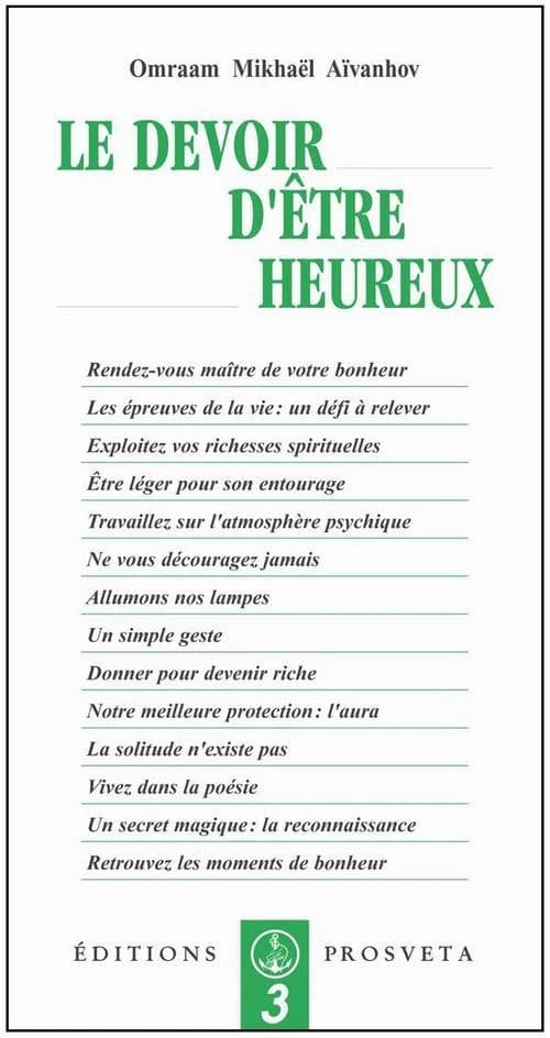 Le devoir d'être heureux