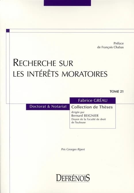 Recherche sur les intérêts moratoires