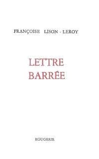 Lettre barrée