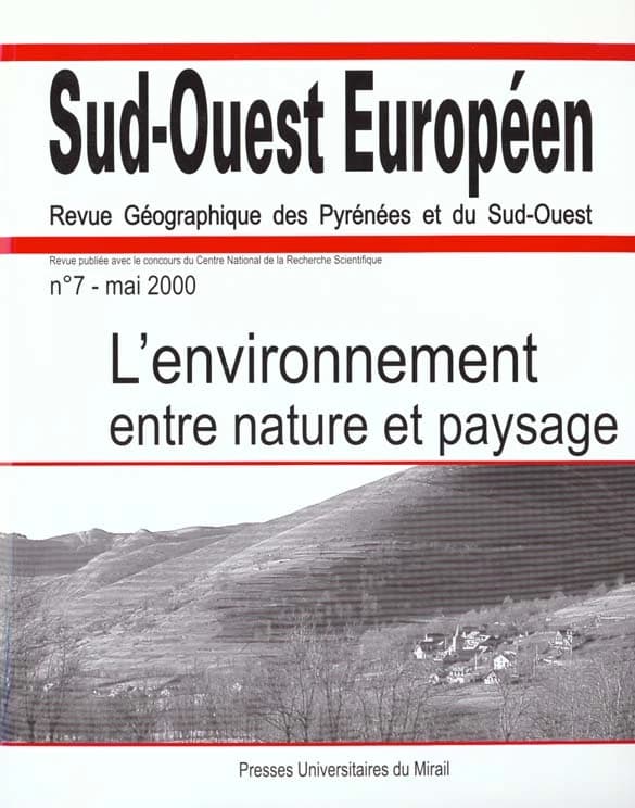 L ENVIRONNEMENT ENTRE NATURE ET PAYSAGE