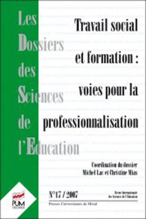 Travail social et formation : voies pour la professionnalisation