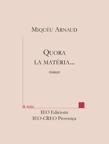 Quora la matèria : roman
