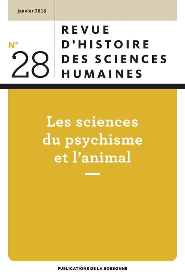RHSH : Revue d'histoire des sciences humaines, n° 28