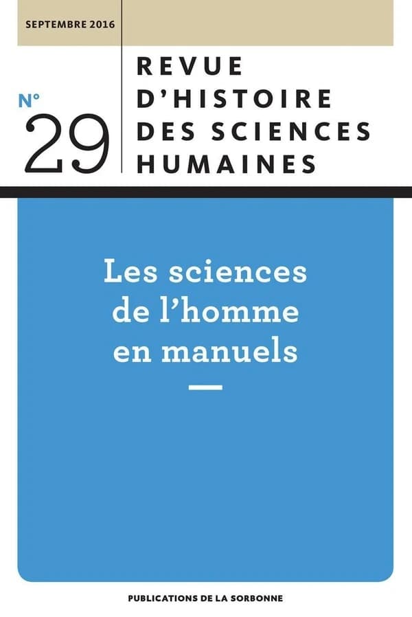 Les sciences de l'homme en manuels