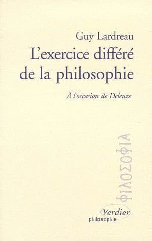 L'exercice differe de la philosophie