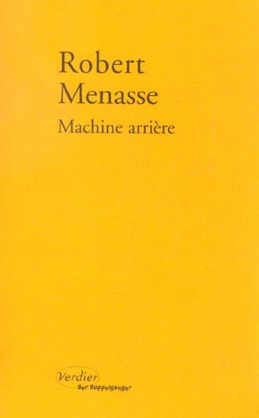 Machine arrière : roman
