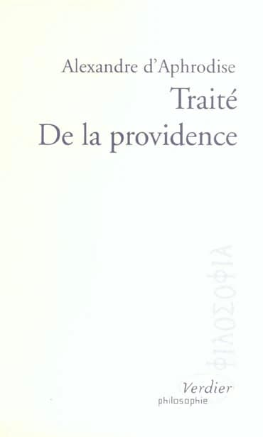 Traité de la providence