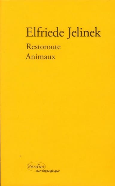 Restoroute ou L'école des amants : comédie ; Animaux