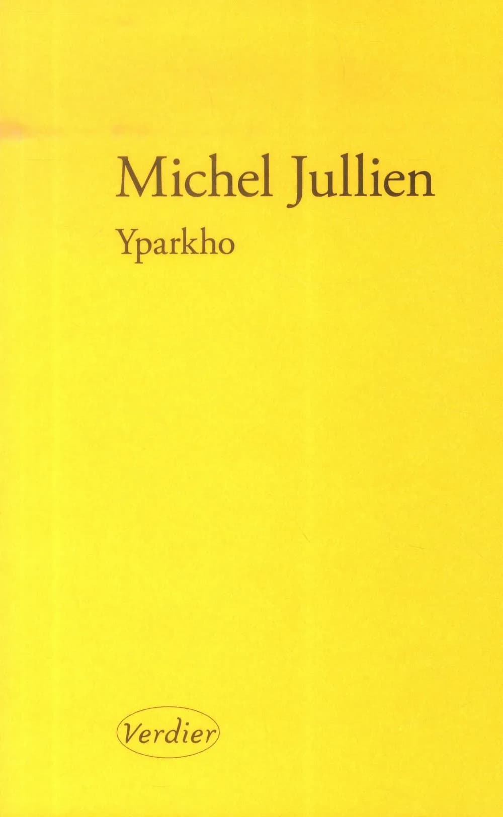 Yparkho : roman