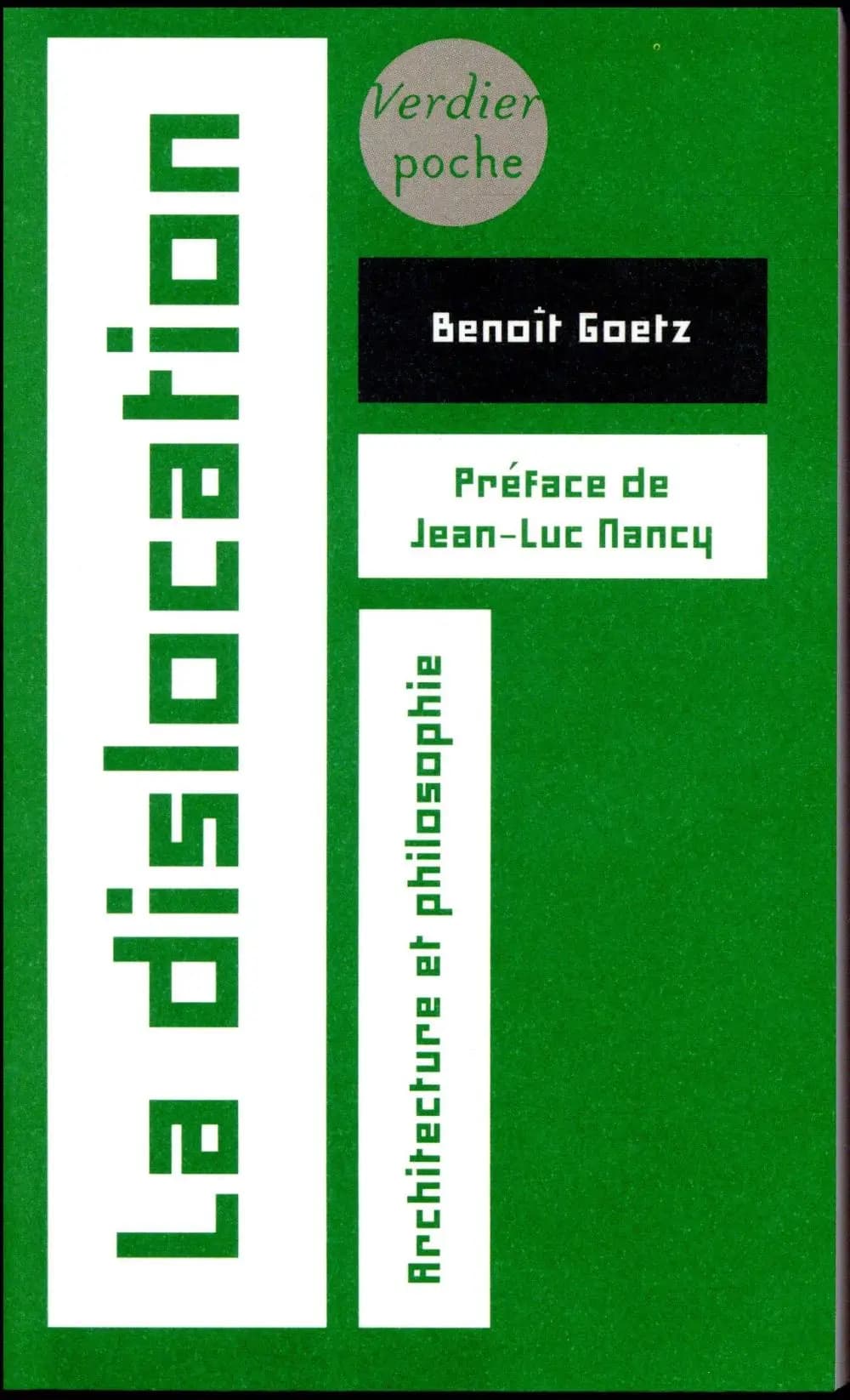 La dislocation : architecture et philosophie