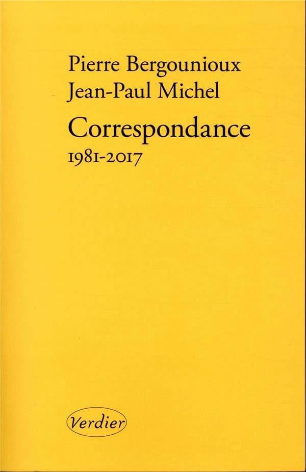 Correspondance : 1981-2017...