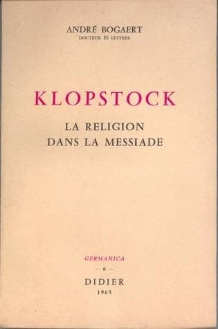 Klopstock : La religion dans La Messiade