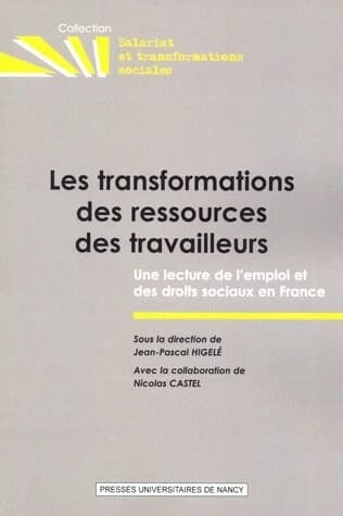 Les transformations des ressources des travailleurs : une lecture de l'emploi et des droits sociaux en France
