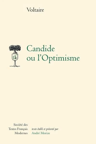 Candide ou l'optimisme (édition critique) De Voltaire