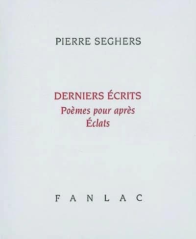 Derniers écrits