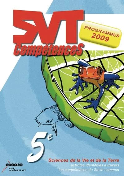 SVT compétences, 5e : activités identifiées à travers les compétences du socle commun