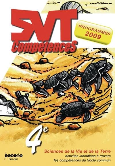 SVT compétences, 4e : activités identifiées à travers les compétences du socle commun