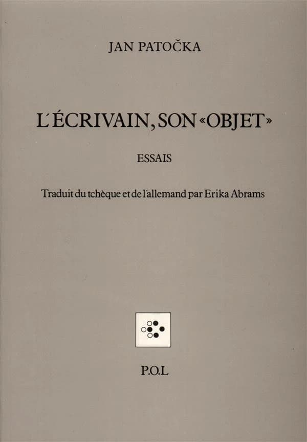 L'Écrivain, son "objet"