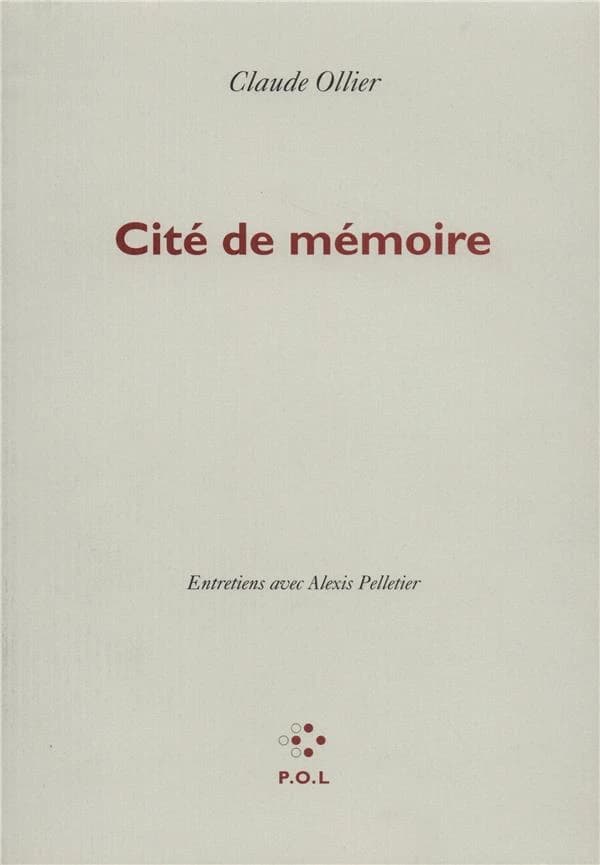 Cité de mémoire : entretiens avec Alexis Pelletier
