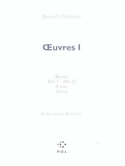 Oeuvres. I