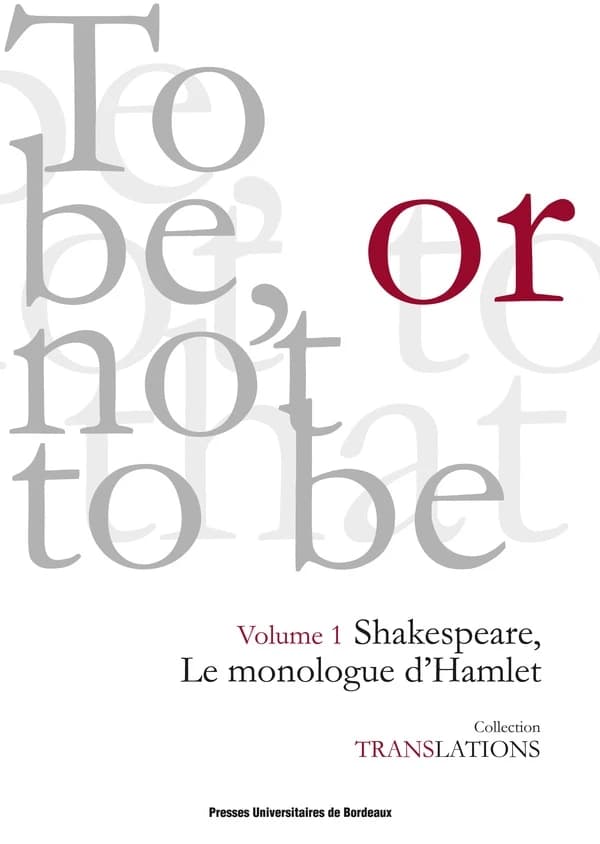 Le monologue d'Hamlet : Hamlet, III, 1