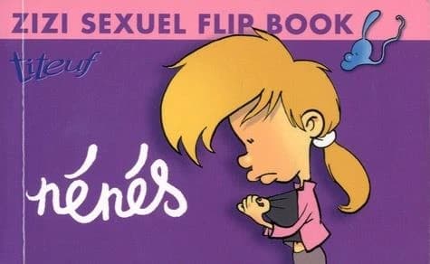 Zizi sexuel flip-book : Nénés [recto] : spermatozoïde [verso]