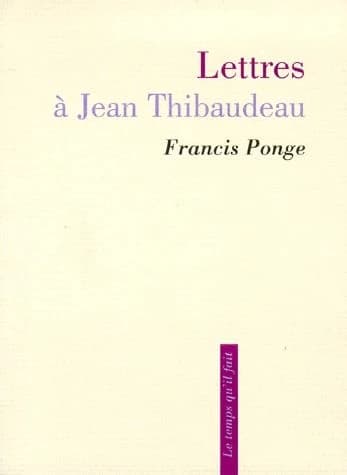 Lettres à Jean Thibaudeau