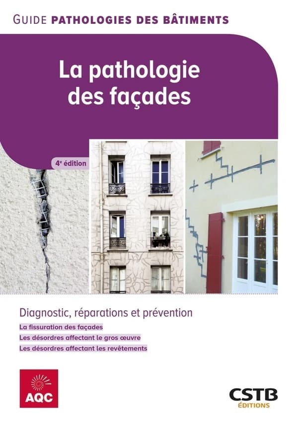 La pathologie des façades : diagnostic, réparations et prévention (4e éd.) Philippe Philipparie, Jean-Luc Thomas,... ; illustrations, Bernard Sullerot, Thierry Bel, BRGM ; photographies Philippe Philipparie, Bertrand Ruot