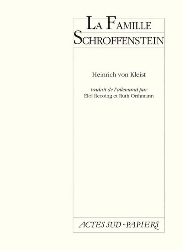 La Famille Schroffenstein