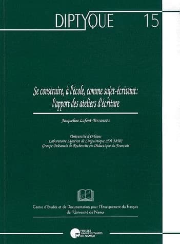 Se construire, à l'école, comme sujet-écrivant : l'apport des ateliers d'écriture