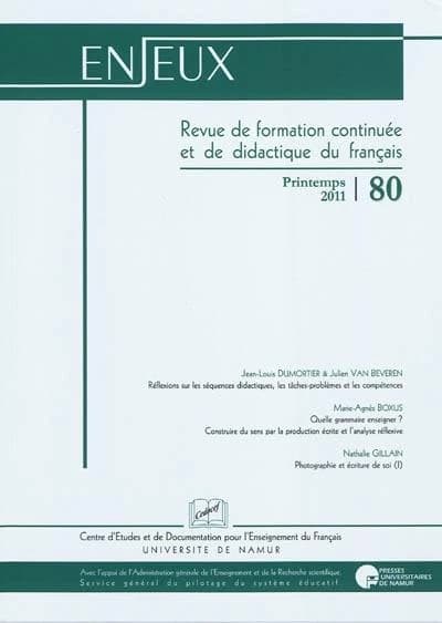 ENJEUX n.80 : printemps 2011
