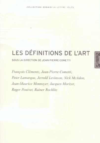 Les définitions de l'art