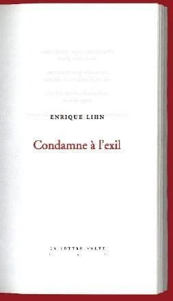 Condamné à l'exil