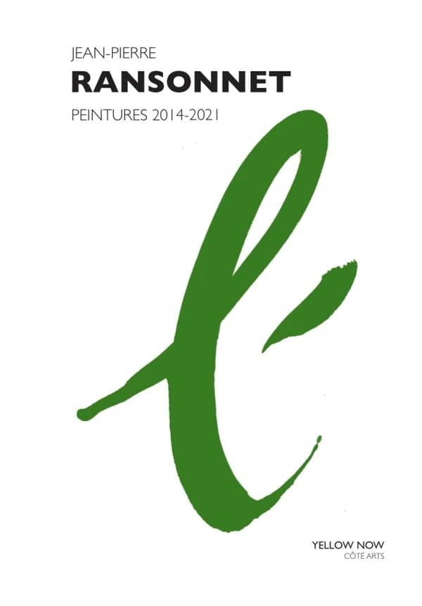 JEAN-PIERRE RANSONNET : PEINTURES 2014-2021
