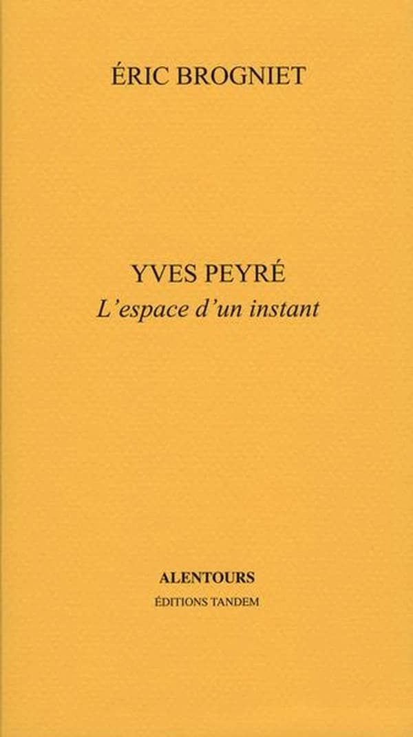 Yves peyre l'espace d'un instant