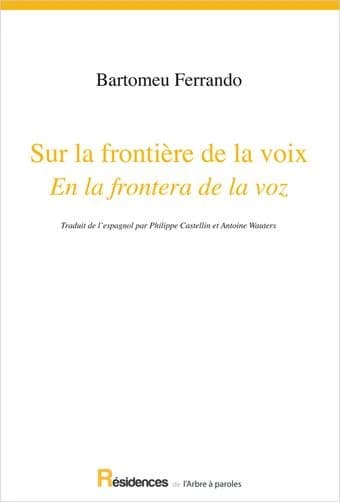 Sur la frontiere de la voix